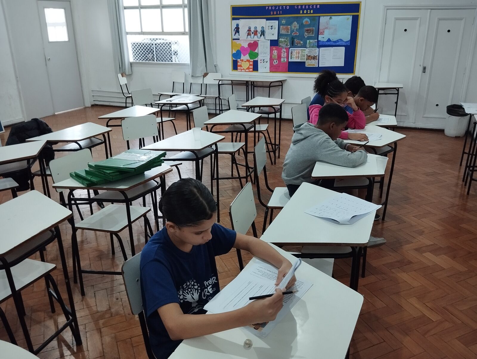 Roda de estudo com educadora voluntária